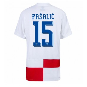 Kroatien Mario Pasalic #15 Replika Hjemmebanetrøje EM 2024 Kortærmet